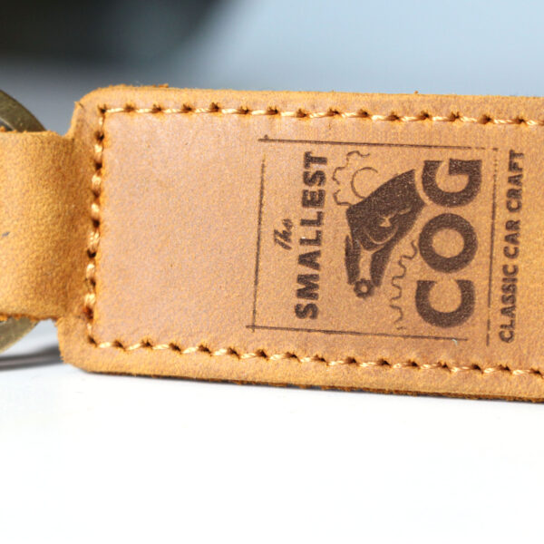 The Smallest Cog Authentic Cog Leather Keyring - Image 4