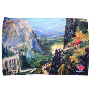 The Bugatti Trust Tea Towel – The Targa Florio by Frederick Gordon Crosby