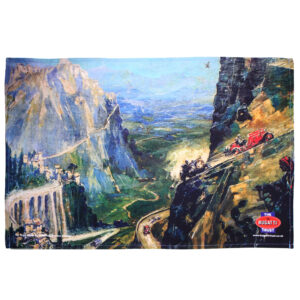The Bugatti Trust Tea Towel – The Targa Florio by Frederick Gordon Crosby