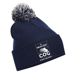 The Smallest Cog – Bobble Beanie (Navy)
