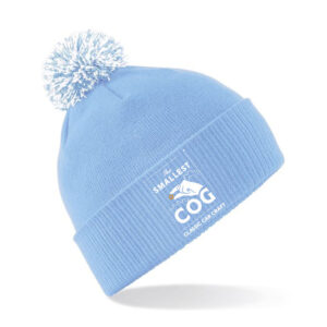 The Smallest Cog – Bobble Beanie (Sky Blue)