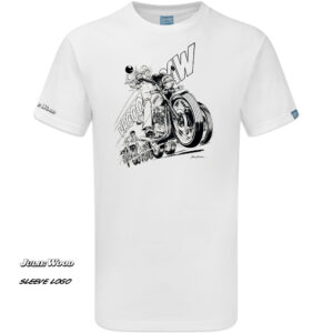 Julie Wood - Le Motard Maudit T-Shirt | Jean Graton Motorbike Comic
