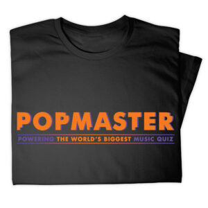 Popmaster: Cash for Kids World’s Biggest Music Quiz T-Shirt - Black