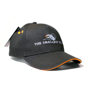 The Smallest Cog Authentic Cog Cap – Black and Orange Detailing - V2